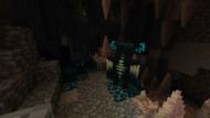 The mob emerges from the ground after the sculk shrieker is activated (Image via Minecraft)